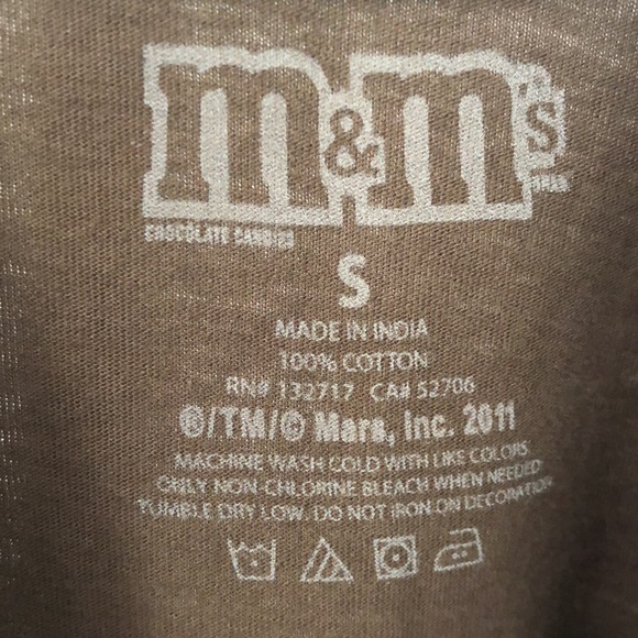 Mars M & M World Candy Brown T Shirt Sz S - Picture 6 of 7